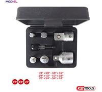 KS Tools Adaptor Set 917.0707 – 1/4, 3/8, 1/2, 3/4 inch + Reducing Adaptors – 7 pcs