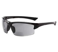 Incredible Bargains The Foster Bifocal Sun Reader Sports and Wrap Sunglasses, black, 2
