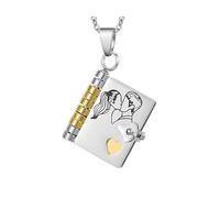 Incredible Hidden Message Book Locket for My Daughter - Adjustable Heart Pendant from Mom and Dad