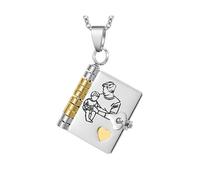 Incredible Hidden Message Book Locket for My Daughter - Adjustable Heart Pendant from Mom and Dad