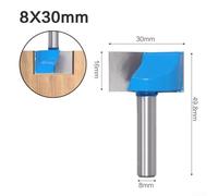 Incredibly Reliable 8mm Carpenter's Router Bit made with Solid Carbide For Precise Routing And Clean Bottom Finishing (30mm )