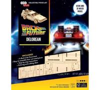 IncrediBuilds: Back to the Future: DeLorean Book and 3D Wood Model