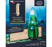 Incredibuilds: James Cameron's Deepsea Challenger 3D Wood Model and Poster