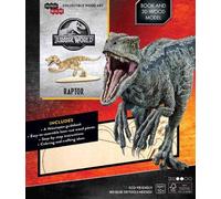 IncrediBuilds: Jurassic World: Raptor Book and 3D Wood Model