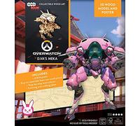 IncrediBuilds: Overwatch: D.Va's MEKA 3D Wood Model and Poster