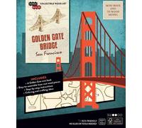 IncrediBuilds: San Francisco: Golden Gate Bridge Book and 3D Wood Model