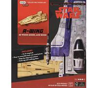 IncrediBuilds: Star Wars: The Last Jedi: A-Wing 3D Wood Model and Book: Inside the Resistance's High-Speed Interceptor