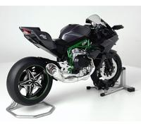 Increfunhome 1:9 Scale Die-Cast Motorcycle Model, H2R Sport Bike Replica, Sound Effects (Engine Roaring), Lights and Moving Parts (Rear Wheel Spinning), Simulated Smoke Spraying Effect (1:9 Scale)