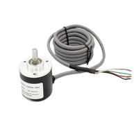 Incremental Rotary Encoder 360 P/R 400P/R 600P/R AB Phase Eencoder 6mm Shaft + Coupling DC 5V -24V