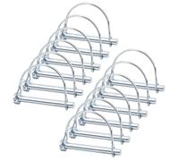 INCREWAY 20 Pcs 5/16" Heavy Duty Shaft Locking Pin Pto Pin Safety Coupler Pin in 2-3/4" Long, Arch Wire Locking Pin for Farm Lawn Garden Trailers