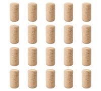 INCREWAY 20PCS Straight Wine Corks 7/8" x 1 3/4" Corks for Crafts, Leakproof Bottle Stoppers for Beer, Wine Bottles, Crafting Decor, DIY Arts