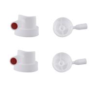 INCREWAY 2PCS Aerosol Spray Can Caps, Spray Paint Caps Replacement, Cap Spray Paint Nozzle Tips Compatible Spray Nozzles (Extended Mouth Spray)