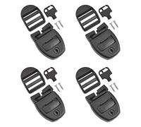 INCREWAY 4 Set Hot Tub Cover Clips, hot tub Cover Repair kit, Replacement Latch Repair Kit Have Slot, 4 Slides, 4 Keys with 8 Screws, Latches Clip Lock with Keys and Hardwares