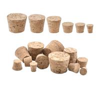 INCREWAY 95pcs Mixed Size Conical Wine Bottle Stopper Set, Tapered Cork Stoppers, Natural Soft Wood Plugs for Wine Bottle Glass Bottle Jar