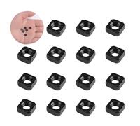 INCREWAY Black Square Nuts, 200 Pcs 304 Stainless Steel M3 Square Nuts Machine Screw Nuts Metric Coarse Nuts with Box