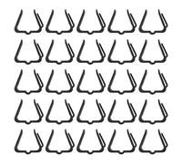 INCREWAY Plastic Christmas Light Hanger Clips, 50PCS Fascia Board Clips Hooks Deck Light Clips for Party Christmas Decoration Roof Gutter Fence Eave, Black