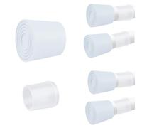 INCREWAY Rod End Caps, 8 Set Tension Rods End Cap Anti-Skid Non-Slip Waterproof Anticorrosion Cap Fit for 16-19mm Telescopic Poles