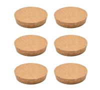INCREWAY Tapered Cork Stoppers, 6PCS Conical Wooden Wine Bottle Stopper Cork Plugs Replacement Corks for Wine Bottle Glass Bottle Jars, 83 * 77 * 17mm