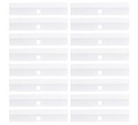 INCREWAY Vertical Blind Repair Kit, 24pcs White Plastic Vane Savers, Easy Clip-on Repair for Vertical Blinds