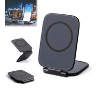 incthoust Ultra-Thin Foldable Magnetic Car Phone Mount,Ultrathin Adjustable Magnetic Phone Holder,New Portable Dual Sided Magnetic Phone Holder for Car,Fit for All Phone,Laptop,Gym