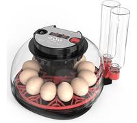 Incubator For Eggs Automatic Turning | Easter Eggs 12 Eggs Incubators Easter Egg Hatcher | Digital Temperature Control For Home, Farm & Easter Educational Activities