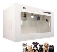 Incubator for Puppies Pet Incubator Box, Pet Animals Breeding Box, Real-time Display of Temperature and Humidity, Whelping Box(60 * 50 * 50cm)