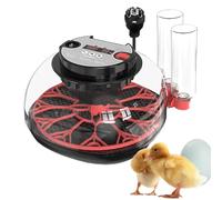 Incubator with Egg Hatching, Chicken Egg Incubator, Automatic Temperature Control 12 Egg Incubator, Growing Tool with Clear Lid, LED Lighting Design for Chicken, Ducks, Pigeons, Quails,