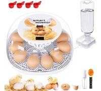 Incubators for Hatching Eggs, 12-24 Egg Incubator with Automatic Egg Turning and Humidity Control, Automatic Water Adding, LED Egg Candler, for Hatching Chickens, Duck, Quail, Goose Eggs