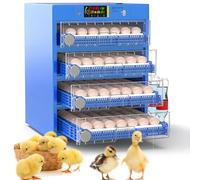 Incubators for Hatching Quail Eggs,Incubator for Eggs Automatic Turning,Smart Display of Temperature,Humidity,Egg Turning Time,Hatching Days,3-in-1 Function:Incubation,Hatching,Brooding 4Layers