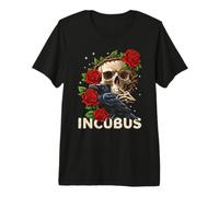 Incubus Crow Left Skull Flower Halloween Costume Premium T-Shirt