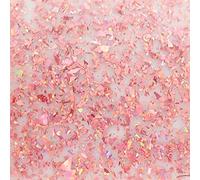 Incudo Rose Gold Transparent Chunky Glitter Acrylic Sheet - 150x125x3mm