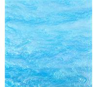 Incudo Sky Blue Glittering Pearl Acrylic Sheet - 150x125x3mm