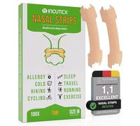 Incutex 100x Snore Stopper Anti Snoring Nasal Patch, Breath Better Nose Strips, Medium, 2.1x0.6 inches