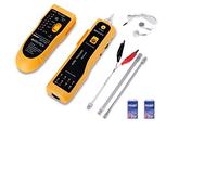 Incutex Cable Locator Kit, Cable Finder LAN RJ45/RJ11, Cat5 Cat6 Telephone Ethernet Wire Tracker, Cable Tracer For Network or Power Cables With LED & Headphones, Batteries Included