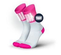 INCYLENCE High Viz Running Socks with Reflectors - Functional and Breathable for Maximum Visibility - 1 Pair, V3 Pink, 39-42