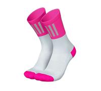 INCYLENCE High Viz Running Socks with Reflectors - Functional and Breathable for Maximum Visibility - 1 Pair, V3 Pink, 39-42