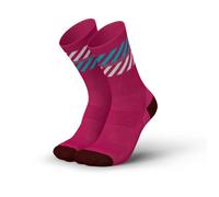 Incylence Merino Light Lanes Socks Red/Pink 43-46 (EU) - Optimal Compression for Enhanced Running Performance