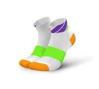 Incylence Running Ladders Compression Socks Size 35-38 (EU) White/Orange/Green for Optimal Support and Performance