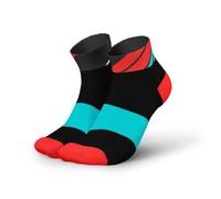 INCYLENCE Running Socks for Men and Women with Light Compression 1 Pair, Ladders Black Inferno, 43-46