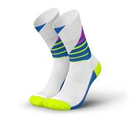 INCYLENCE Running Socks for Men and Women with Light Compression 1 Pair, Ladders White Canary, 39-42