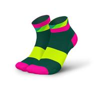 INCYLENCE ULTRALIGHT Running Socks Short for Men and Women with Light Compression 1 Pair, Strides Petrol Pink, 39-42