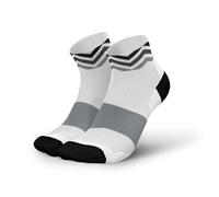 INCYLENCE ULTRALIGHT Running Socks Short for Men and Women with Light Compression 1 Pair, Waves White, 39-42