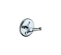 Inda Hotellerie Double Robe Hook 70mm x 80mm Chrome