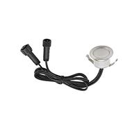 INDARUN Warm White Led Decking Lights Waterproof IP67 0.6W Ø31MM - Lighting for Terrace/Patio/Path/Wall/Garden/Decoration
