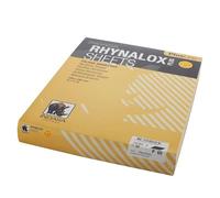 Indasa Rhynalox Plusline Production Paper P60 grit Sand Paper Sheets Pack 50 Automotive Refinishing Sandpaper Sanding Paper Sheets Solid 230mm x 280mm System