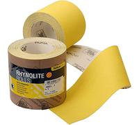 Indasa Rhynolite Yellowline Aluminium Oxide Paper Abrasive Roll 115mm x 10m P100 Grade