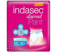Indasec Discreet Pants Plus Panties 12 pcs Medium