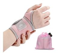 INDEEMAX Copper Carpal Tunnel Wrist Brace 2 Pack, Adjustable Wrist Support for Pain Relief, Arthritis, Tendonitis, Men and Women Compression Wraps Straps for Right and Left Hand Bands
