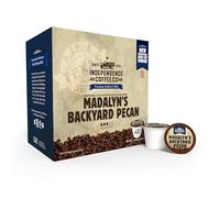 Independence Coffee Co. Madalyn's Backyard Pecan Flavored Mellow Body, Light Roast, Single Serve Coffee K Cup Pods, 40 Count