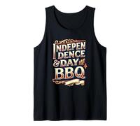 Independence & Day BBQ Celebration Summer Vibes 4th of July Tank Top